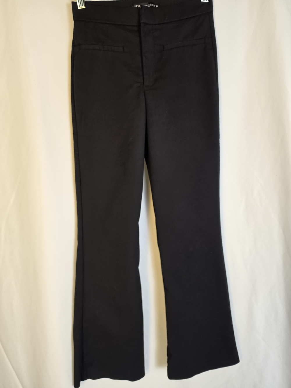Zara Black High Waisted Kick Flare Tailored Dress Pants Size XS / 24